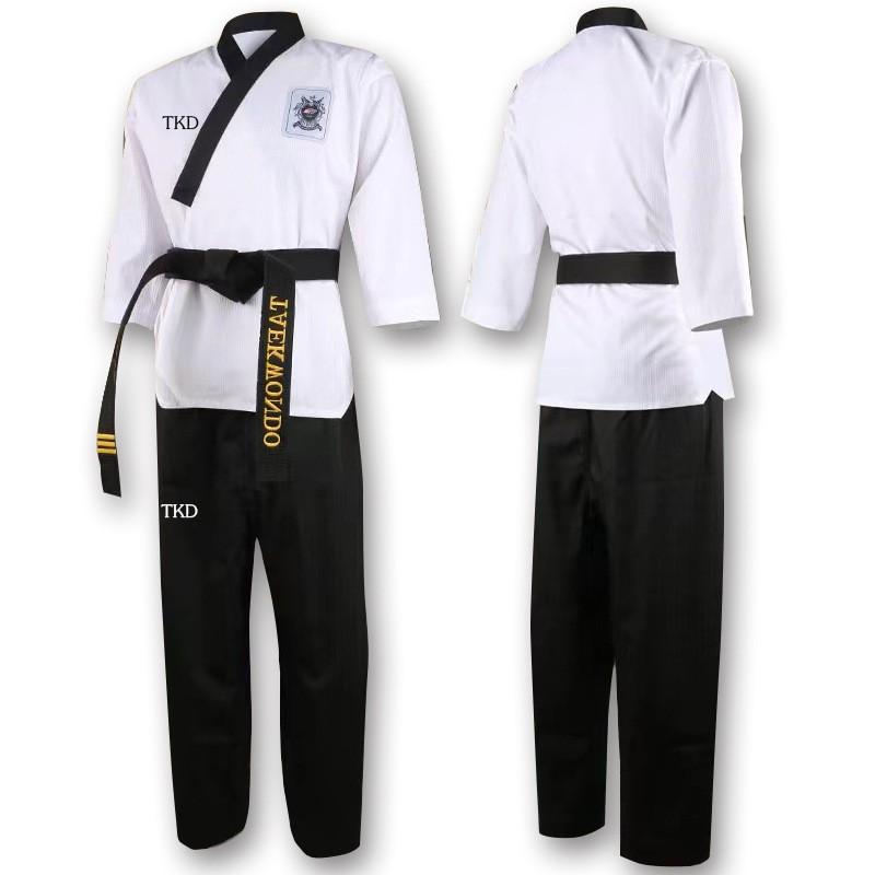 Kinder Taekwondo Poomsae Uniform Kurzarm Performance Set Kinder Training Wettkampf
