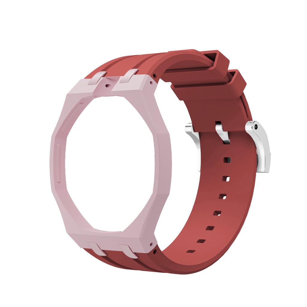 Eramic Case Silicone Strap For Swatch Royal Pop Replacement Watch Band