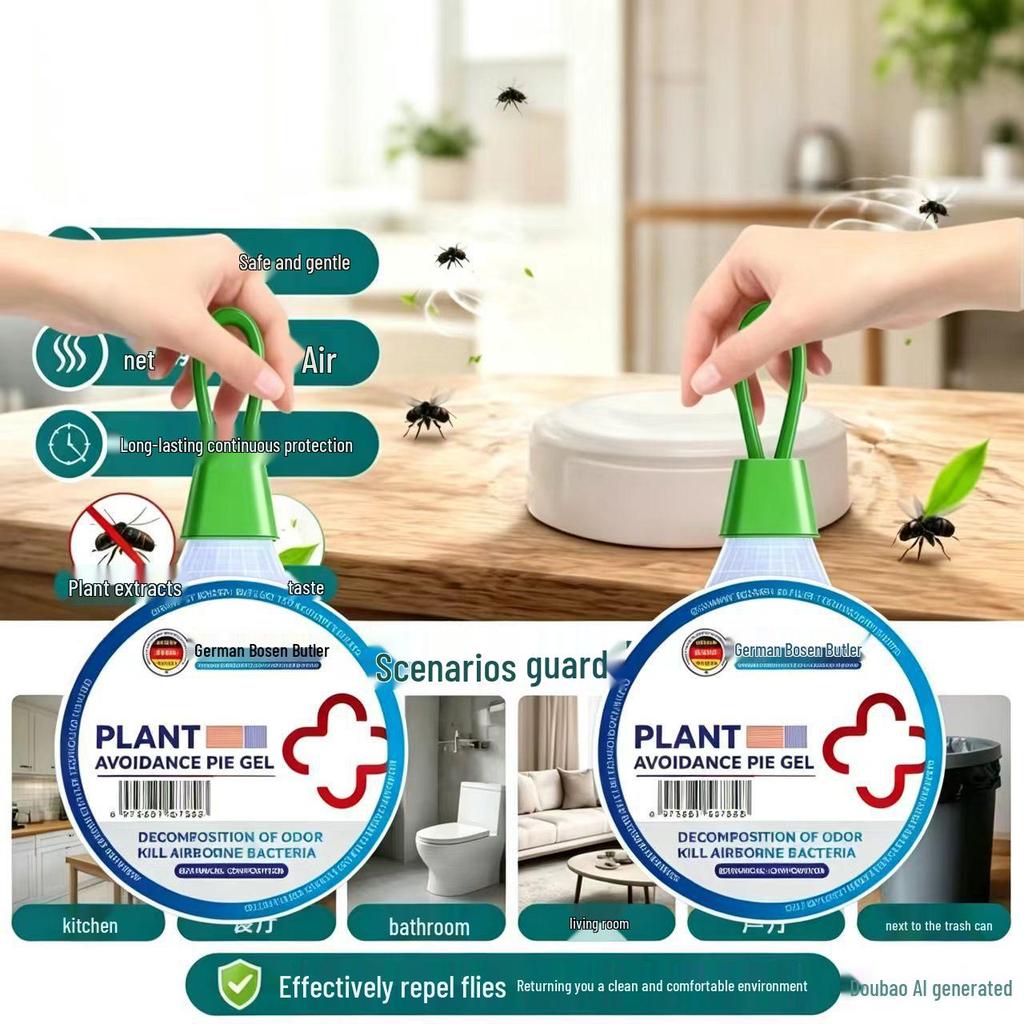 Plant-Based Mosquito Repellent Gel - Multi-Purpose Hanging Insect Killer