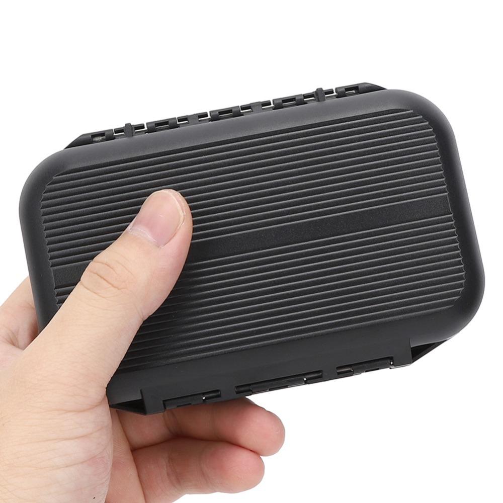 Double Sided Fishing Bait Box ABS Tackle Box Portable Fly Fishing Box Fishing
