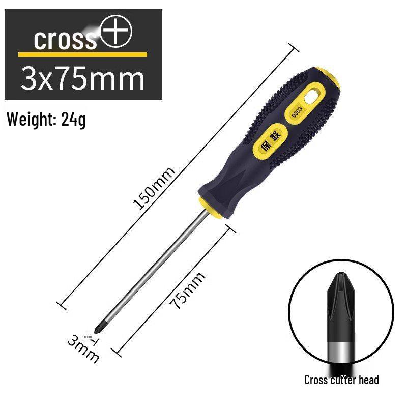 Industrial Grade Magnetic Phillips and Slotted Screwdriver Set - Super Hard, Compact Collection