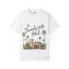 Beverly Hills Hotel Illustration T-Shirt | Palm Trees, Retro Resort