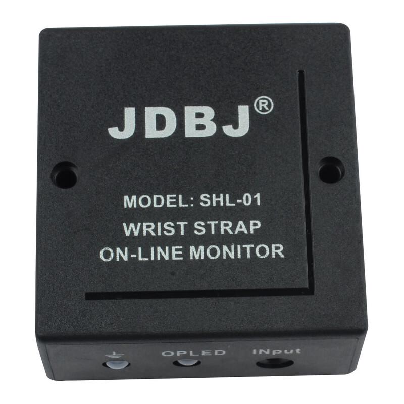 OLOMMJDBJ Dual-Circuit Static Wrist Strap Monitor Alarm Main unit + Ground wire