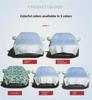 Car Half Cover: Glass Antifreeze, Rain & Frost Protection, Sunshade & Heat Insulation, Snow Shield