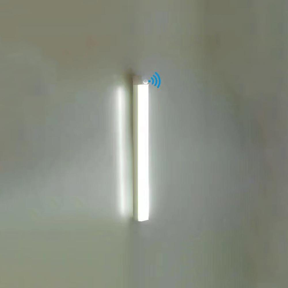 

20cm 2W Magnetic LED Strip Light with Motion Sensor for Cabinet USB Rechargeable Light Bar White Light