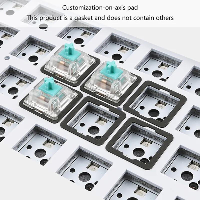 120Pcs Poron Ixpe Eva Pad For  Swappable Mechanical Keyboard Switch Reduce Noise Mute Foam Pads