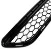 For Ford Fiesta 2013-2017 Gloss Black Honeycomb Front Bumper Lower Grille Grill