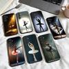 Ballet Ballerina Dancer Phone Case For Samsung Galaxy A73,A72,A71,A70,A53,A52,A51,Others Soft Black Shell
