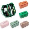 Women PU Cosmetic Bag Multifunctional Waterproof Large-capacity Tote Toiletry Storage Bag Wash Makeup Organizer Pouch