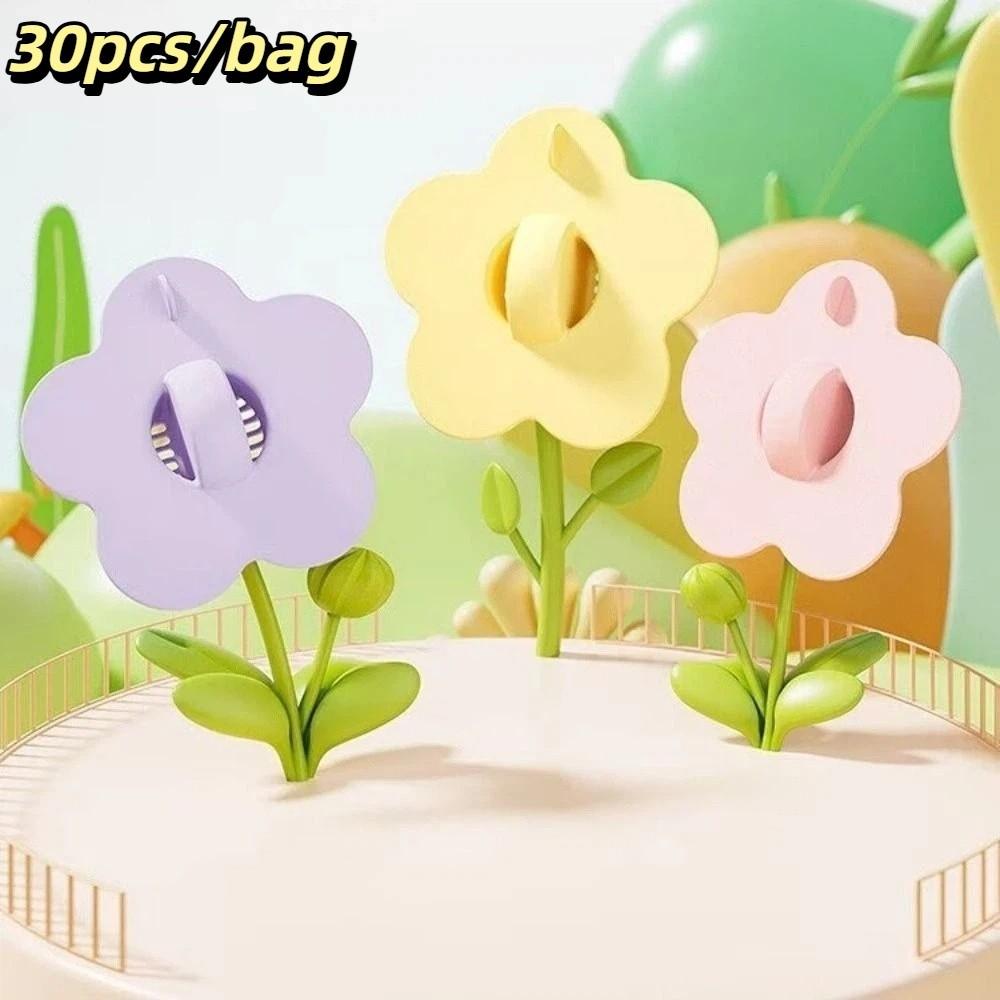 

30pcs/bag Sturdy Durable Material Wash Basin Filter Screen Drain Cover Protector Daily Use 30pcs