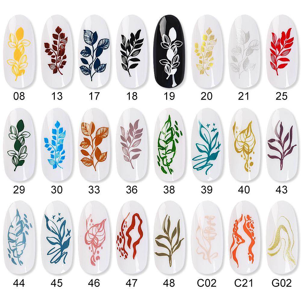 kads 11ml lakier do zdobienia paznokci, 24 kolory, lakier do stempli na paznokciach, schnący na powietrzu, lakier do stempli na paznokciach