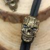 Mechanical Skull Head Brass Knife Beads DIY Woven Bracelet Lanyard Pendant Keychain Accessories Hangings Charms