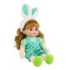 40cm Reborns Toddler Popular Realistic Girl Doll with Braided Jumpsuit Headband Soft Body High-quality Handmade Doll