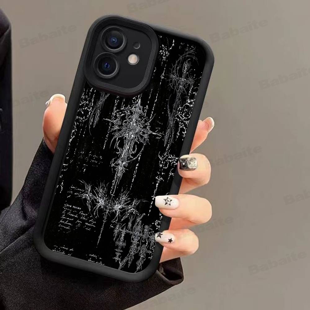 

Готический Кибер Сигил Крест Чехол для Телефона Для IPhone 17 16 15 13 11 12 14 Pro Max Plus Силиконовая Защитная Крышка iPhone 14