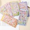SUOKOMR Cute 3D Stickers 6 Sheets Pack Perfect for Home Cell DIY and Air-Covered Glow-in-the-Dark - - Decoration, Decor, Gifts, Phones, Diaries,