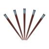 J-kitchens Chopstick Set, 5 Pairs, Acrylic Resin & Natural Wood, Dinner Standard, Akuria Kiriko Mats