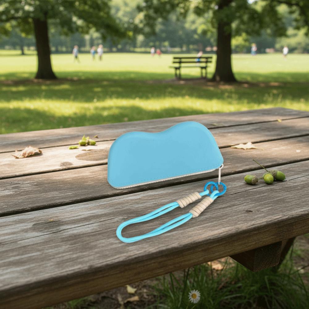 Waterproof Silicone Glasses Bag Candy Color Eyeglasses Case Sunglasses Storage Pouch  Travel Use