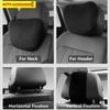 NEW Car Neck Pillow Headrest Car Accessories Cushion Car Seat Headrest Neck Massager Car Seat Neck Support Memory Foam