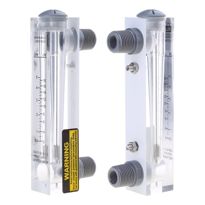 Oxygen Air Flow Meter  0.5-5GPM 2-18LPMGas Flowmeter Regulator Flow Meter for Oxygen Air Gas Conectrator Durable-