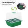 6/12 Hole Flower Plant Seed Grows Box Seed Propagation Container Garden Grow Germination Box with Biodegradable Seed Nursery Bag
