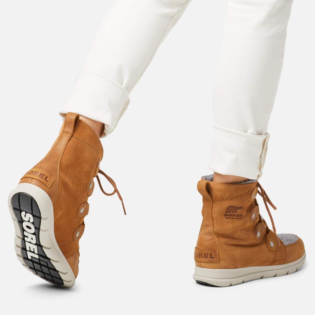Sorel Explorer Joan Waterproof and Insulated Winter Camel Size M Women's Boots, Brown, 6.5