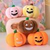 Stoffpuppe Halloween Kürbis Leuchtendes Halloween Plüschtier Stoffkürbis Feiertagsgeschenk