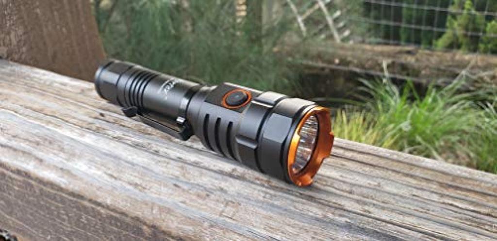 Vortex TK105R Rechargeable RGB LED LED Dual Switch Level Indicator 1200 Lumens Strobe Level Momentary Switch Tactical Hunting Survey Flashlight