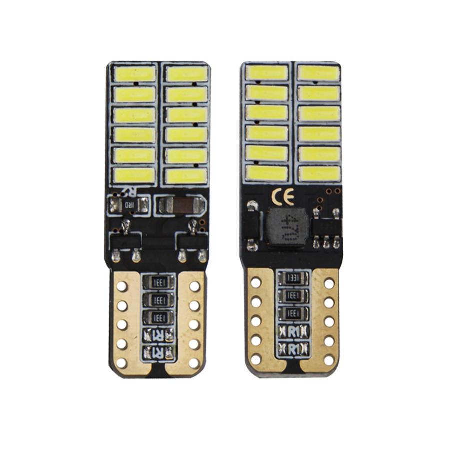 New 4pcs T10 6000K Car LED Bulb Signal Auto Wedge Side Interior Dome Reading Lights