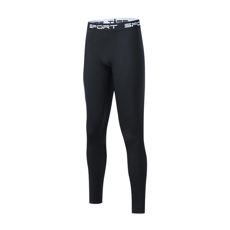 Unisex Fleece-Lined Thermal Slim-Fit Pants for Autumn/Winter - Stylish Base Layer & Sports Tights