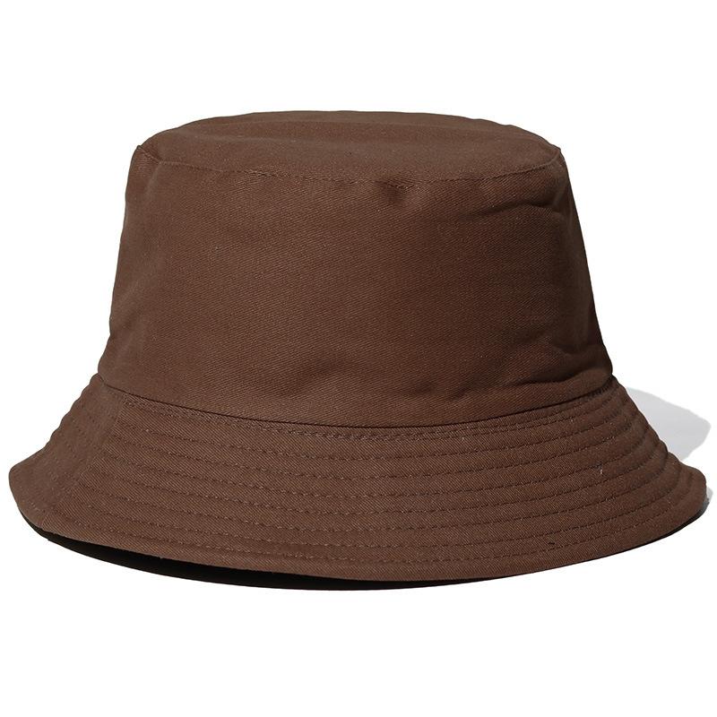 Solid Cotton Bucket Hats For Women Men Student Autumn Winter Unisex Folding Caps Hip Hop Gorros Outdoor Casual Panama Bucket Cap