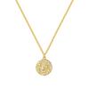 Relief Necklace Niche Design Temperament Light Luxury Collarbone Chain Versatile Pendant Female
