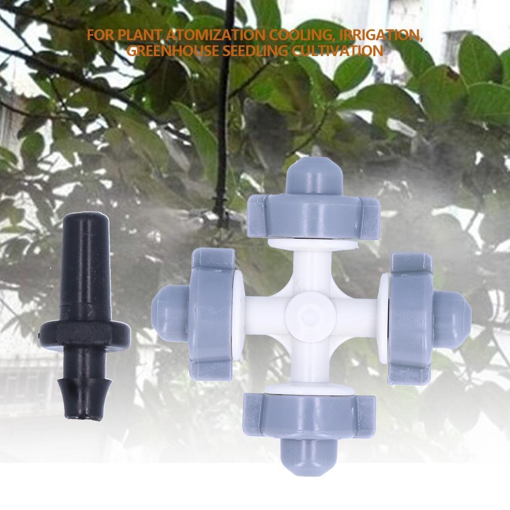 50Set Plastic Irrigation Nozzle Lightweight Hanging Sprinkler Durable Garden Supplies  Bush Cooling