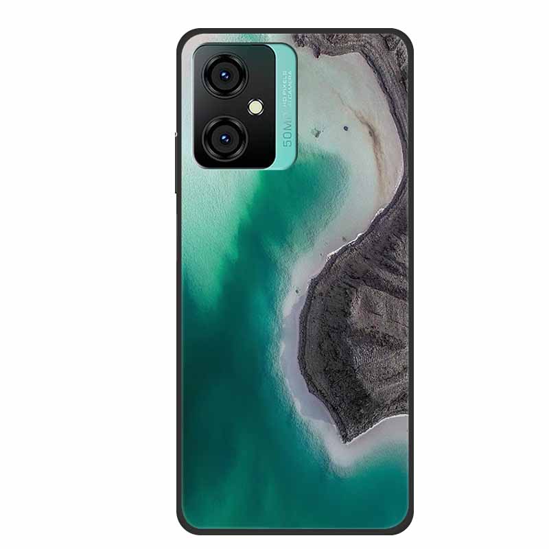 For Blackview Oscal C70 Phone Cover Case Luxury Silicone TPU For Blackview Oscal C 70 Soft Marble Flowers Protective Cases Coque