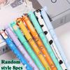 8 Pezzi Penne Gel Colorate Cancellabili Punta Sferica 0.5mm Facili da Cancellare Disegno Animale Adorabile con Elefante Leone Coniglio