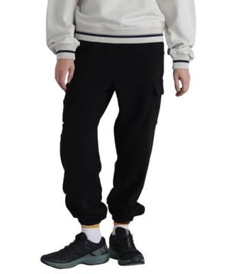 Exclusief in de Officiële Winkel CARGO FLEECE BROEK dames S 010 zwart 783-4210602