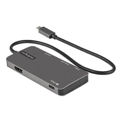 Dokovací stanice - STARTECH - Víceportový adaptér USB-C - HDMI 4K - Napájení 100 W - USB 3.0 Hub