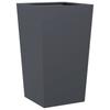 Vidaxl Donice Ogrodowe, 2 Szt., Antracytowe, 45X45X75 Cm, Stalowe