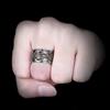 Ancient Historical Persia Zarathustra Stainless Steel Men Rings Luxury Punk HipHop for Biker Jewelry Creativity Gift