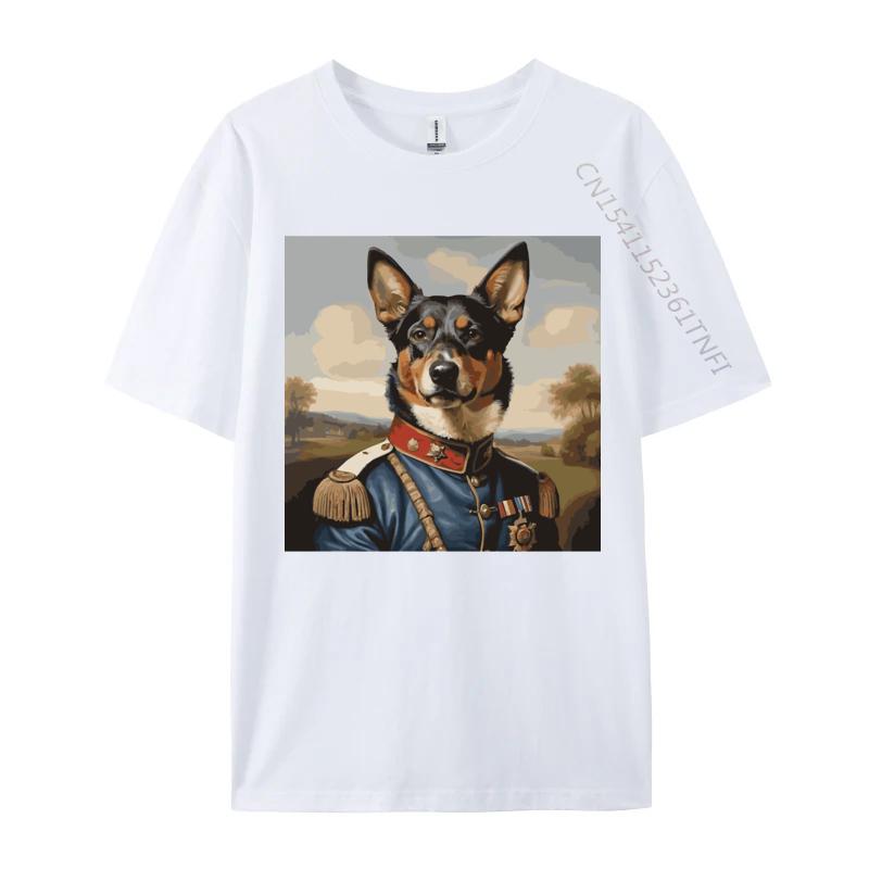 

Lancaster Heeler Pet Portrait T Shirt Dog Tee For Guys Cotton Student Tees Outdoor Gift Men TShirt Harajuku S