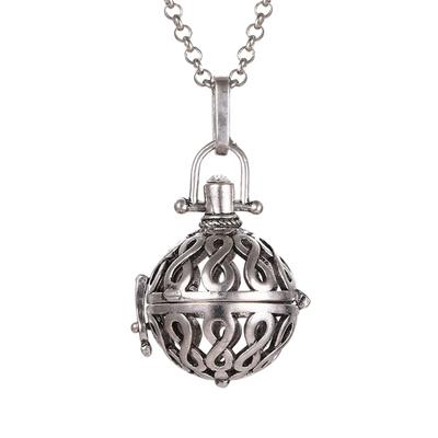 Aromaterapia Pez Dorado Jaula de Circonitas Collar Hueco Difusor de Aceite Caja de Perfume Accesorios Hanfu Antiguos.
