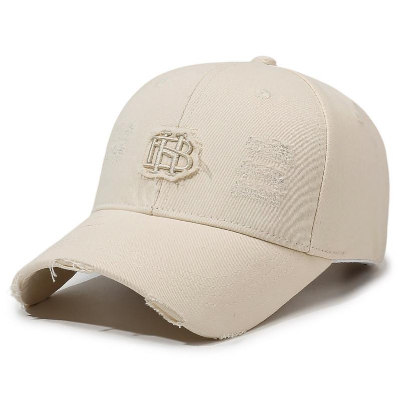 Fashion Vintage Distressed Cotton Embroidered Baseball Cap For Men And Women Outdoor Sun Protection