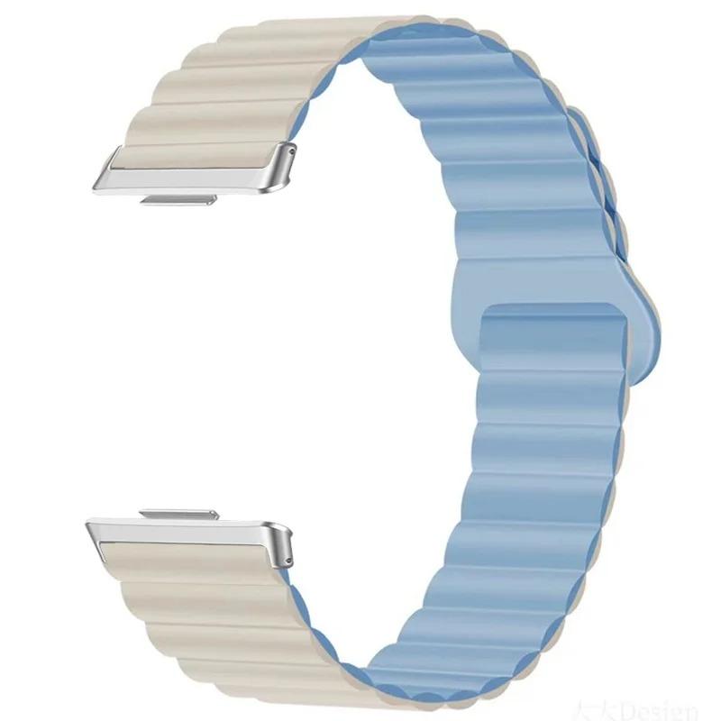 Silicone Sport Watchband For Huawei Watch Fit 4 Fit 4Pro Fit 3 Magnetic Loop Bracelet For Huawei Watch Fit3 Smartwatch Wristband