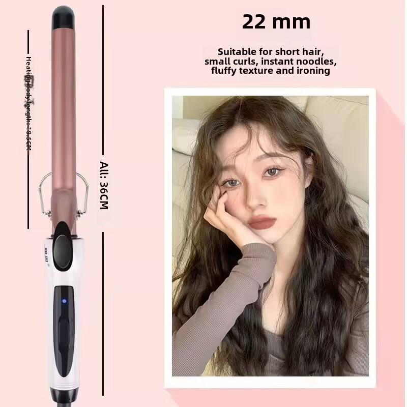 Kompaktowa elektryczna lokówka do małych, cienkich loków - Kompatybilna ze standardami UE, Wielkiej Brytanii i USA