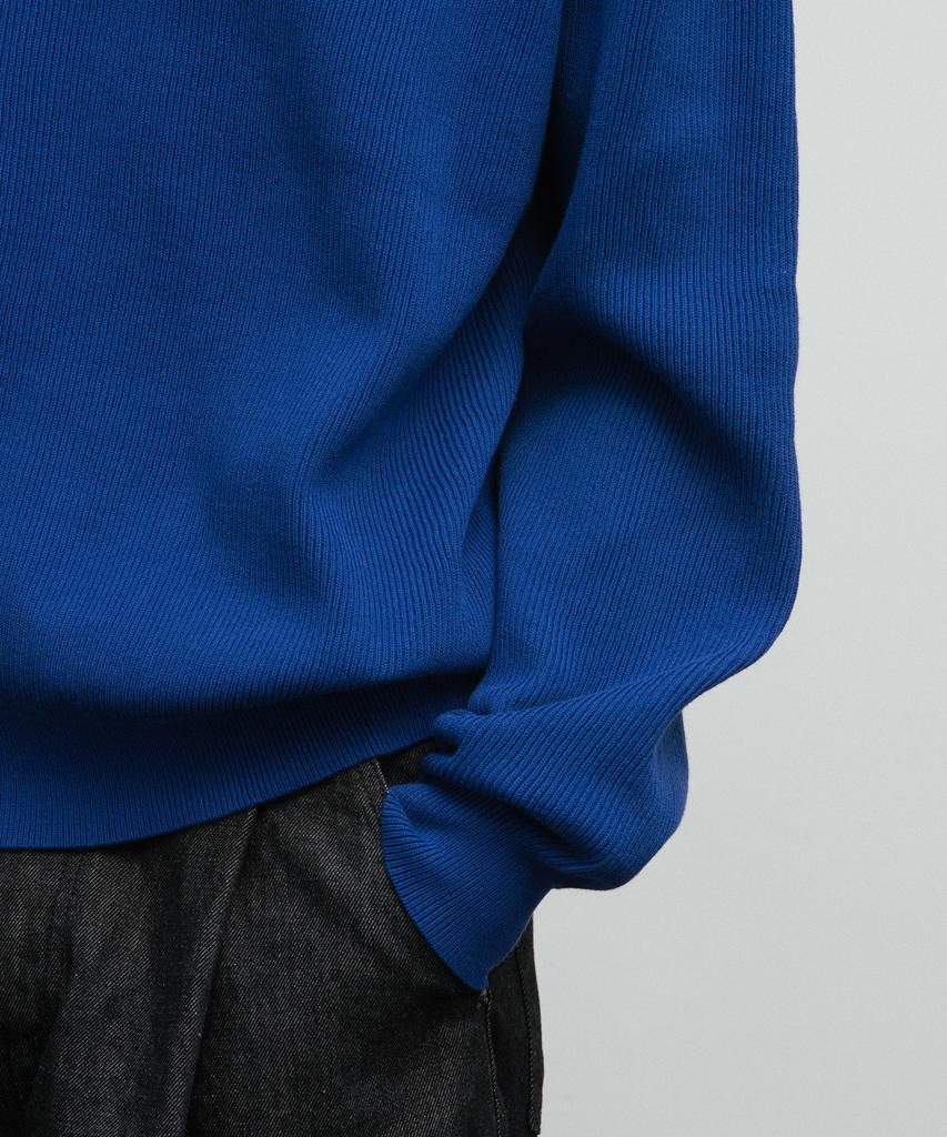 BLANKROOM All-Weather Crew Knit_Blue