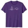 Segelboot Sonnenuntergang Segeln Reise Unisex T-Shirt Ozean Linienkunst