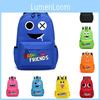 Rainbow Friends Original Design Canvas Backpack For Children Medium Size 20-35l Capacity