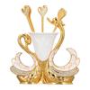 Base Fork Holder Set Elegant Multifunctional Decorative   Flatware with 6 Forks for Fruit Salads Coffee Desserts