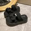 Fashion 7CM Casual Wedge Slippers Women New Summer Non Slip Platform Sandals Woman Open Toe Comfortable Female Chunky Beach Slippers