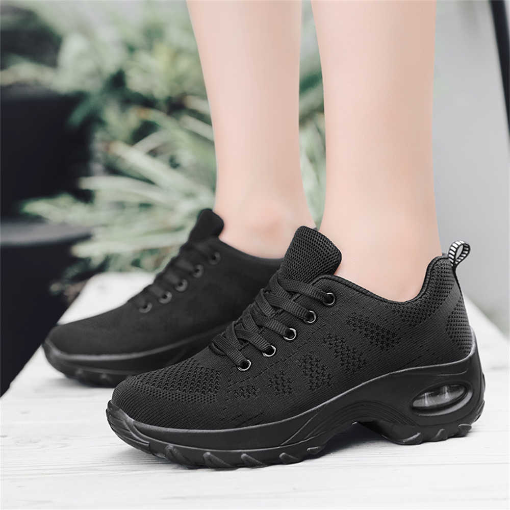 High Sole Number 42 White Women's Shose Walking Cute Shoes For Women Blue Sneakers Women Sports Low Prices Resale Pas Cher