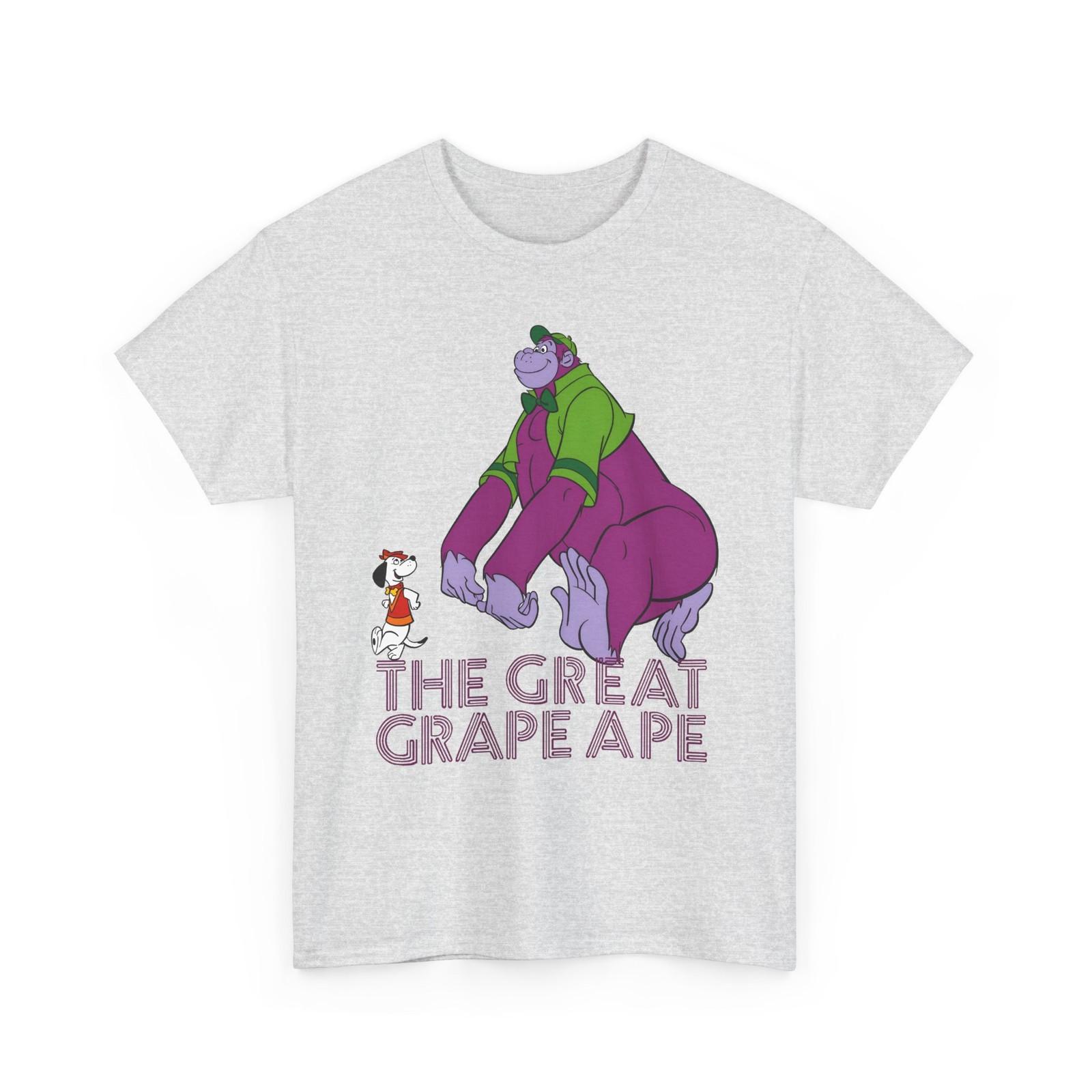 Great Grape Ape T-Shirt Mens Womens Tees Top - Hanna-Barbera Saturday Morning Cartoon - Beegle Beagle L